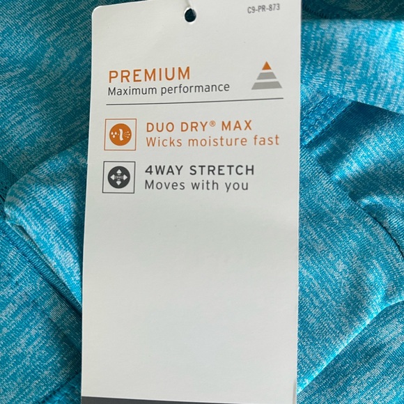 NWT C9 by Champion Duo Dry Max Blue hooded Full Zip Jacket Size XS - Picture 7 of 7